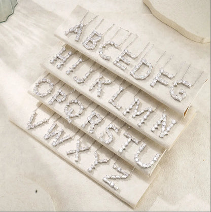 Diamond Letter Necklace