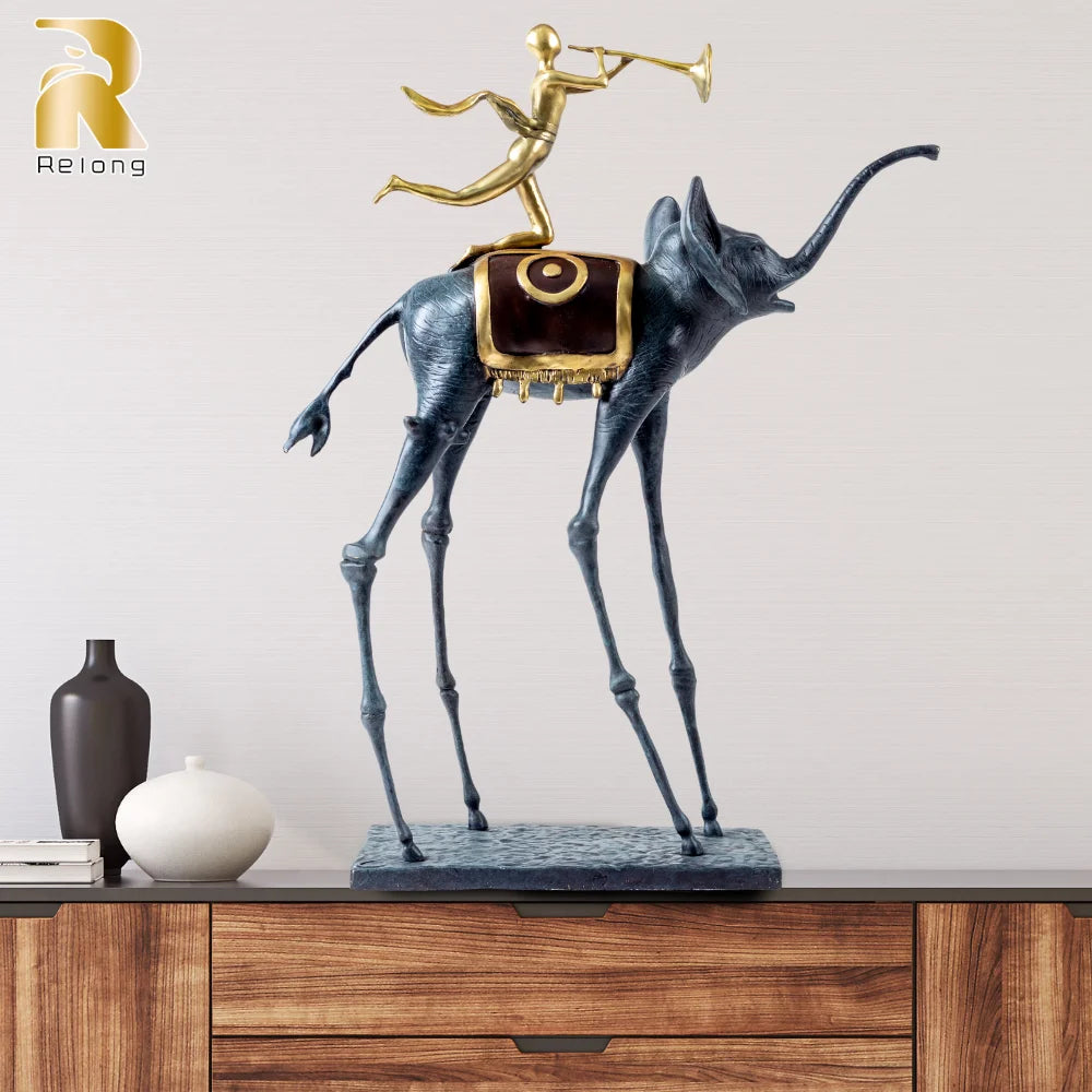 Salvador Dali’s Triumphant Elephant – Bronze Sculpture