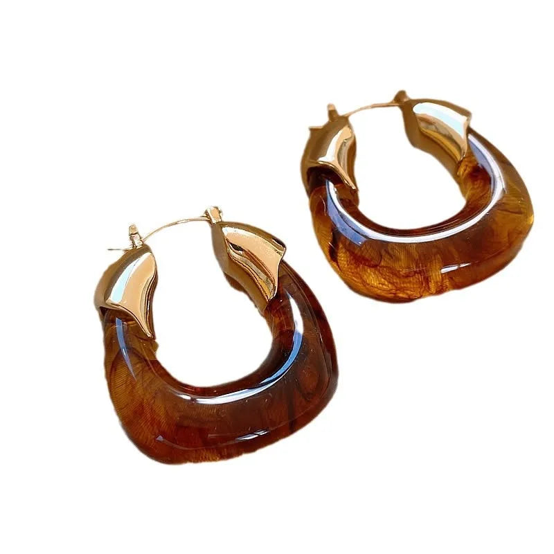 retro hoop earrings