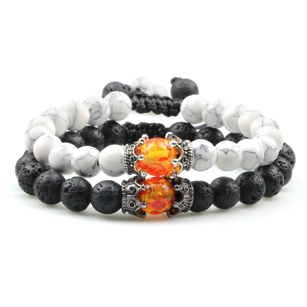 Crowned Lava & Tiger Eye