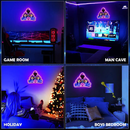 Gamer Neon LED Sign