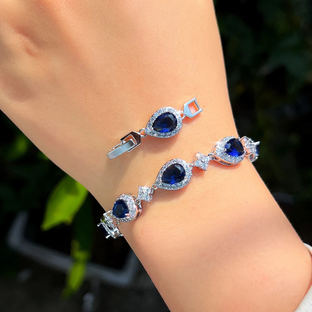 Rain-Droplet Star Bracelet