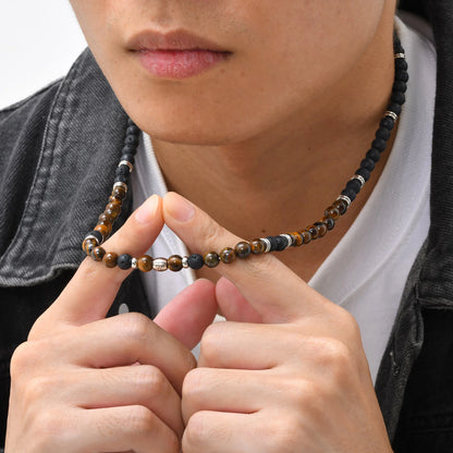 Tiger Eye & Lava Beads