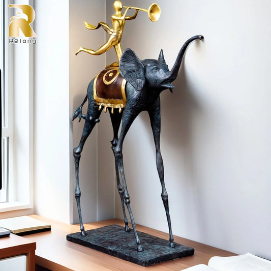Salvador Dali’s Triumphant Elephant – Bronze Sculpture