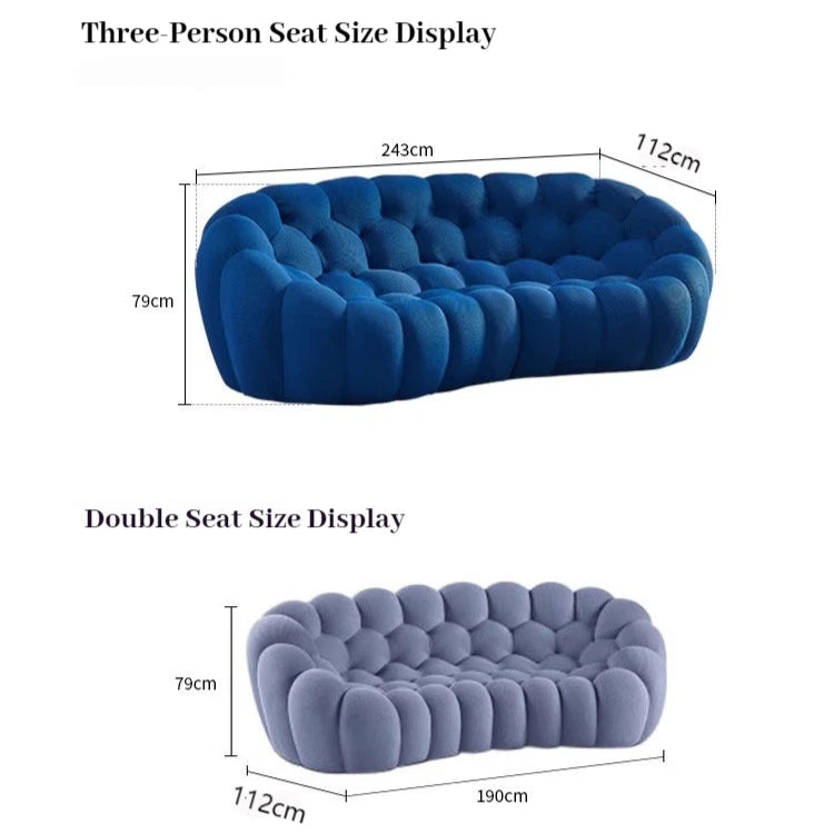 The Bubble Cloud™ - Handcrafted in Italian Fabric