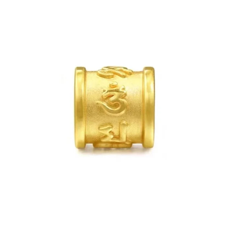 100% Genuine 24K Yellow Gold - 3D Six Sutra Bracelet