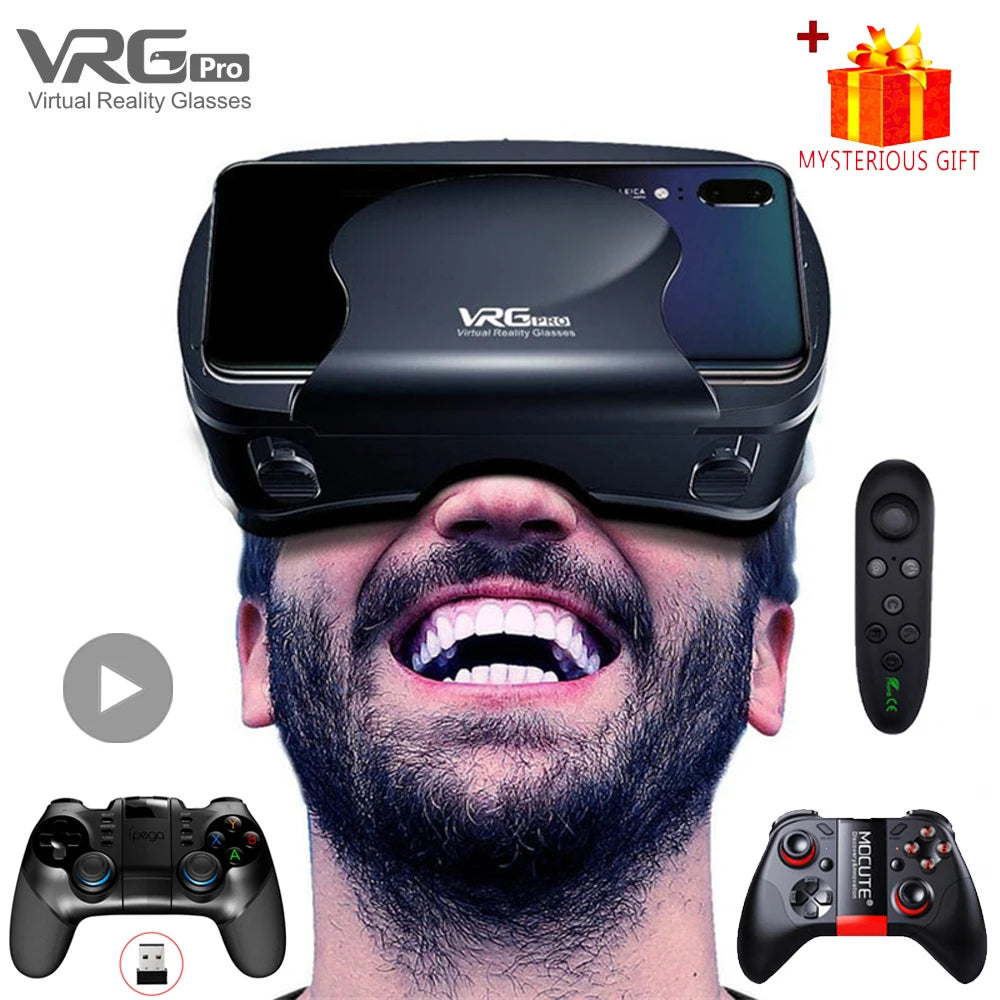 Virtual Reality Headset – 3D Glasses for Smartphone