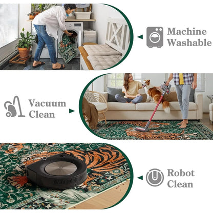 Persian Tiger Rug - Large Area Carpet