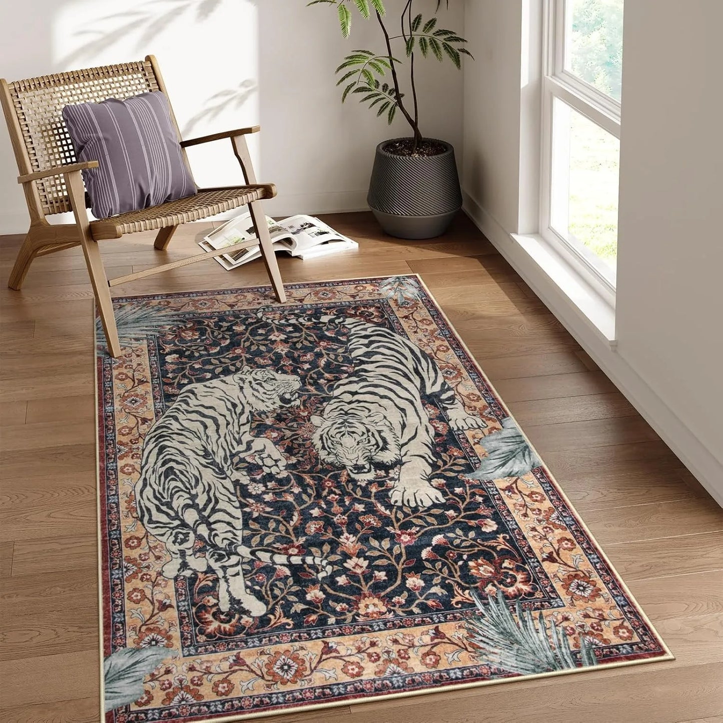 Persian Tiger Rug - Large Area Carpet