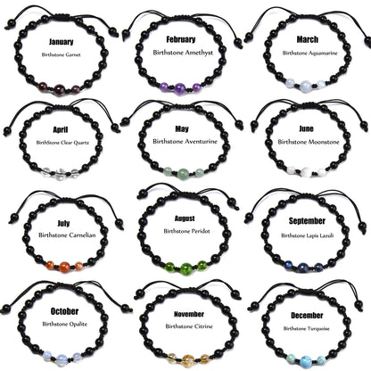 12-Month Birthstone Bracelets