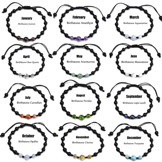 12-Month Birthstone Bracelets