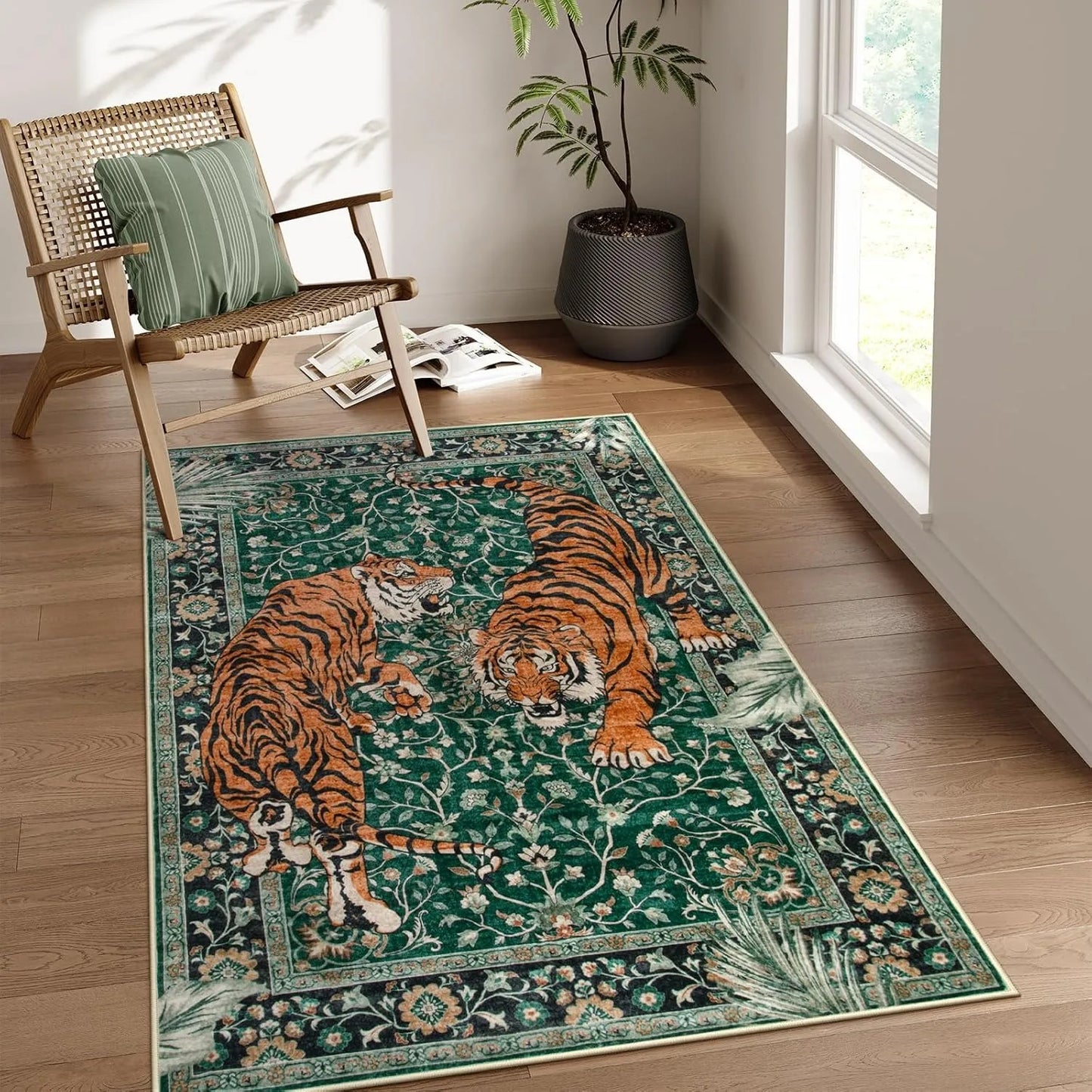Persian Tiger Rug - Large Area Carpet