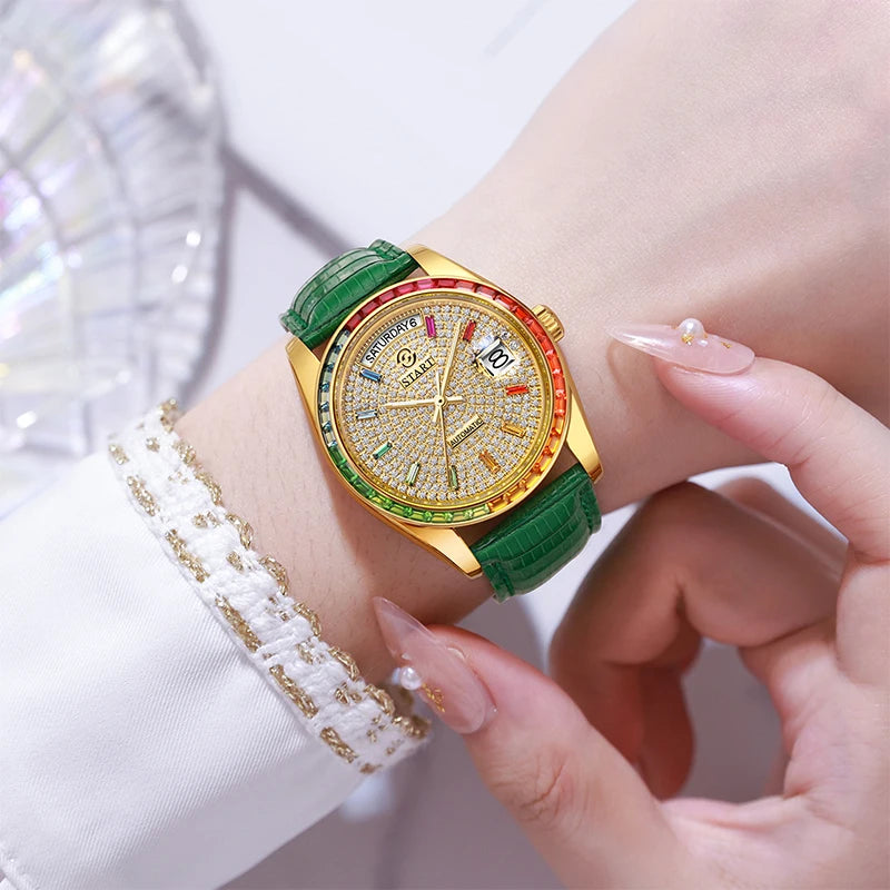 the radiant rainbow timepiece