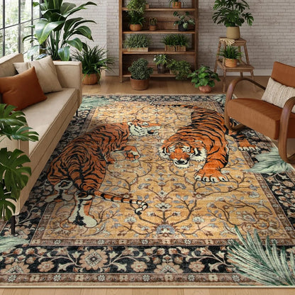 Persian Tiger Rug - Large Area Carpet