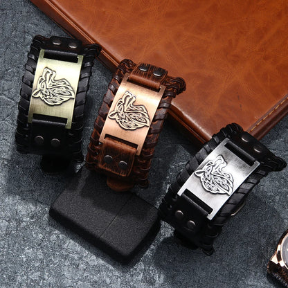 Viking Leather Bracelet