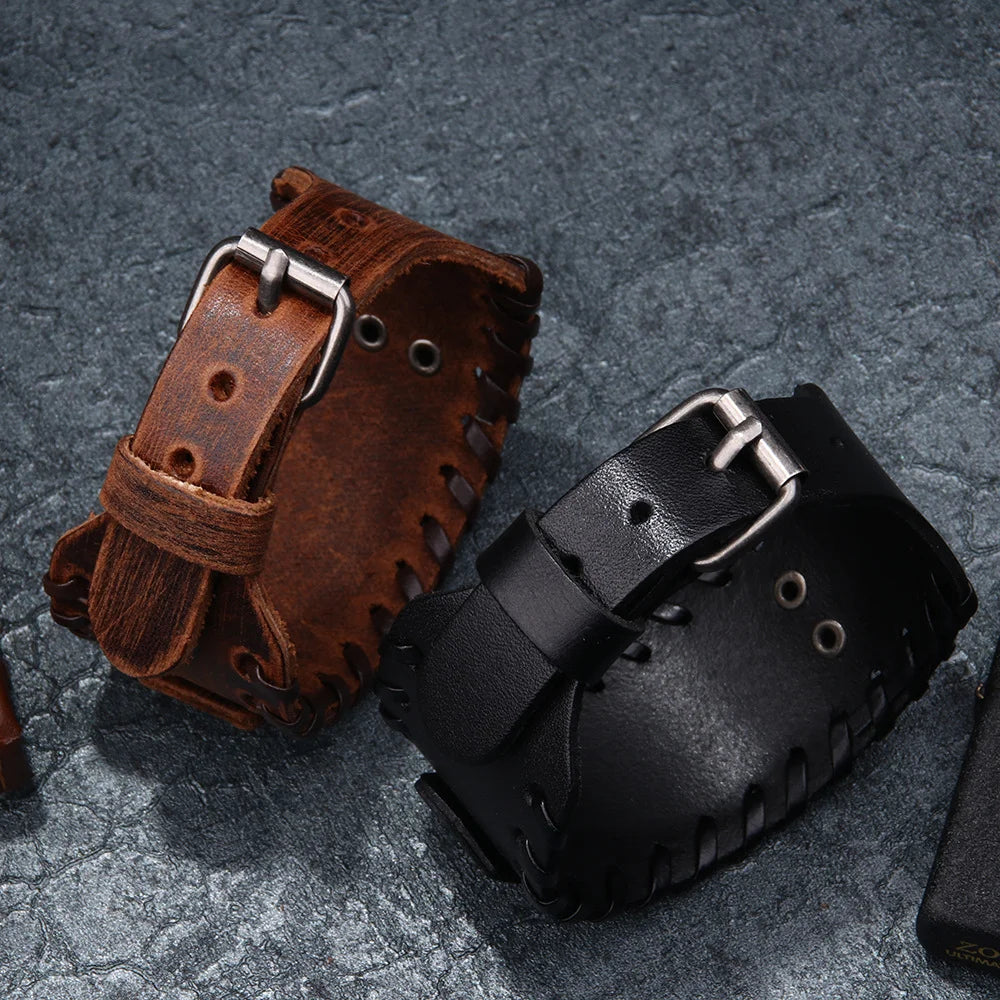 Viking Leather Bracelet