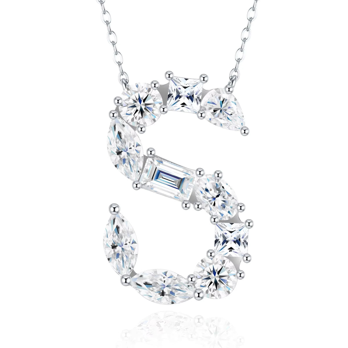 Diamond Letter Necklace