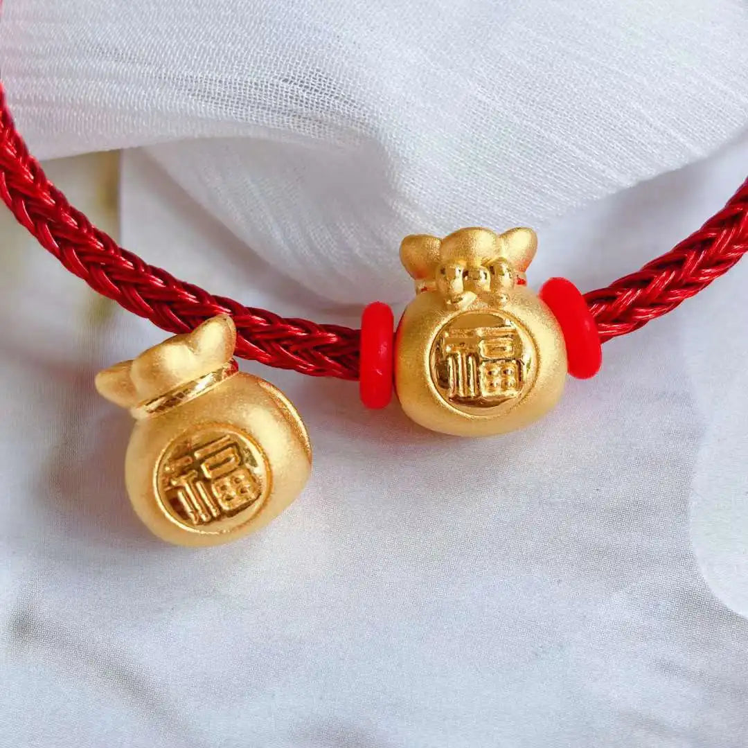 The Lucky Coin Bag — 0.75G 999 Pure 24K Gold