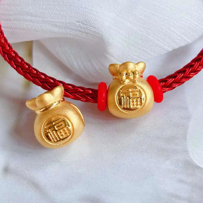 The Lucky Coin Bag — 0.75G 999 Pure 24K Gold