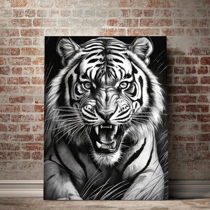 Majestic Tiger Canvas Set