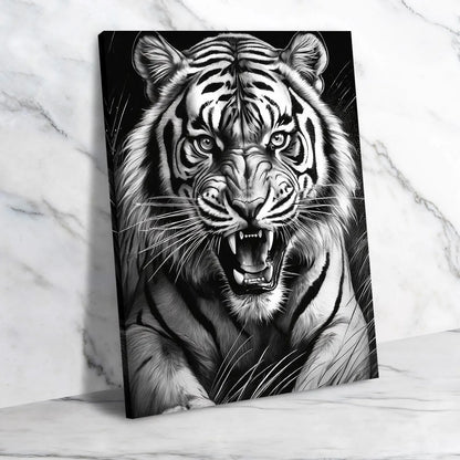 Majestic Tiger Canvas Set