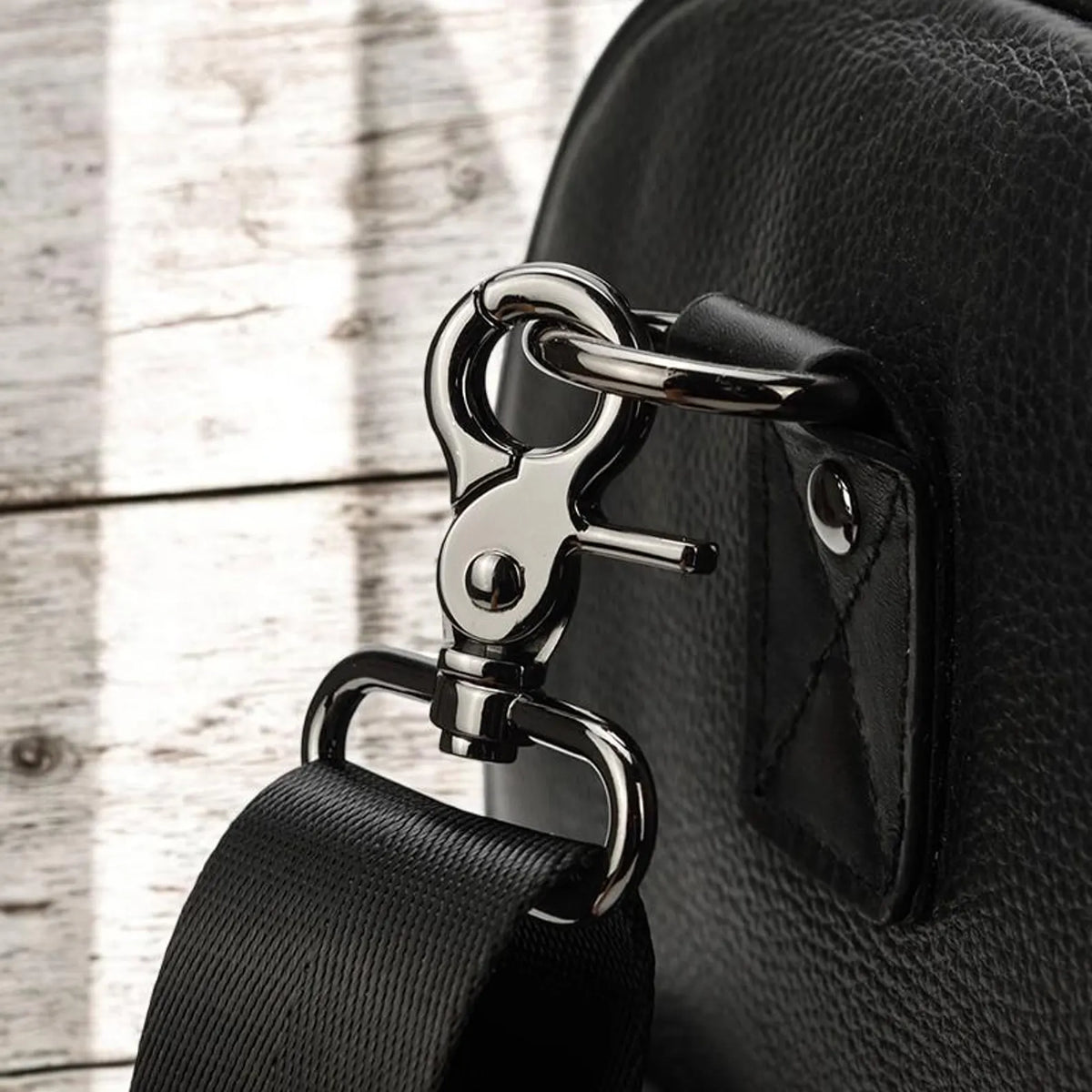 Full-Grain Leather Duffle