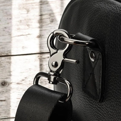 Full-Grain Leather Duffle
