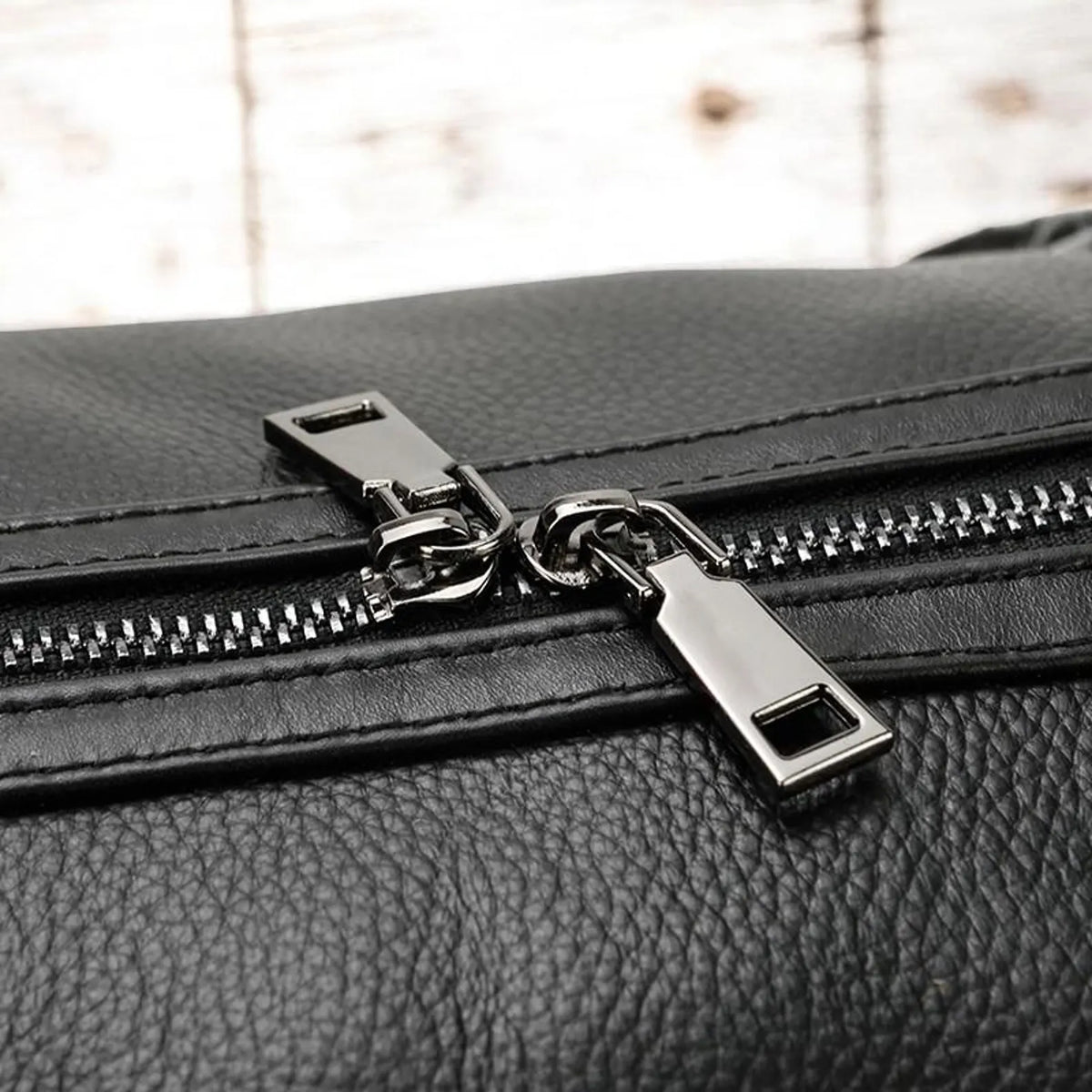 Full-Grain Leather Duffle