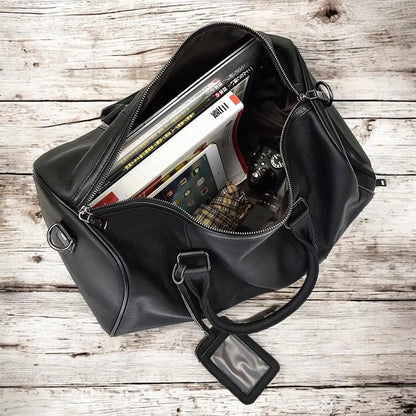 Full-Grain Leather Duffle